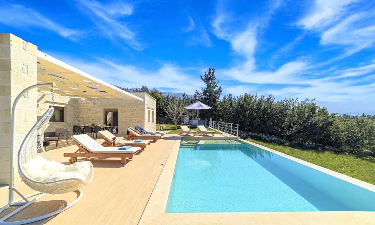 Orientem Villa Heated Pool Georgioupoli Exteriér fotografie